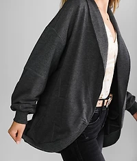 Pieced Cardigan Sweater