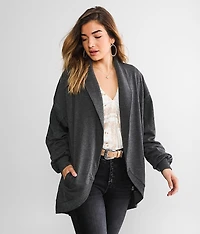 Pieced Cardigan Sweater