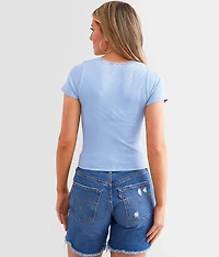 Lace Trim Top