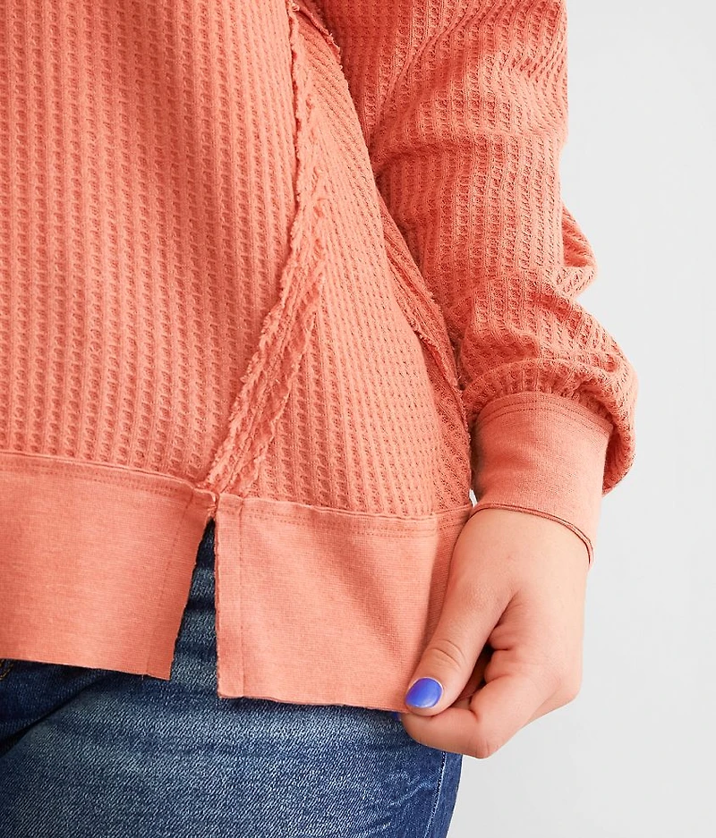 Waffle Knit Thermal Top