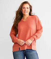 Waffle Knit Thermal Top