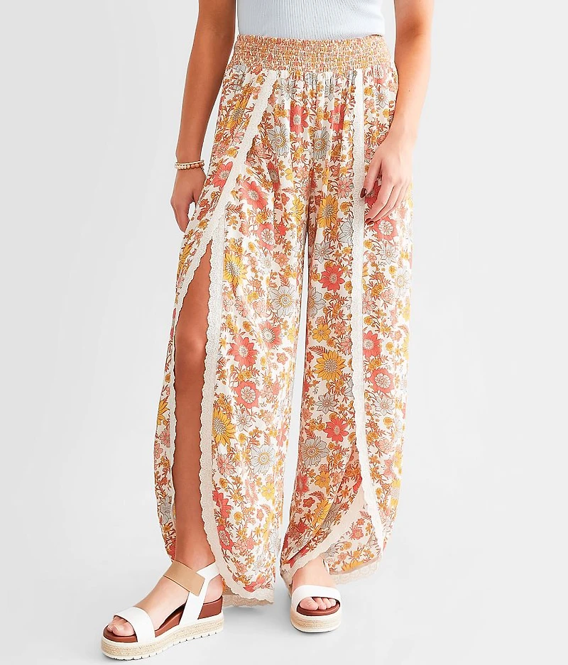 Floral Split Beach Pant
