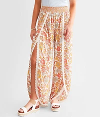 Floral Split Beach Pant
