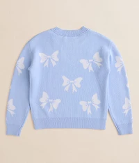 Girls - All Over Bow Sweater