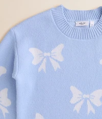 Girls - All Over Bow Sweater
