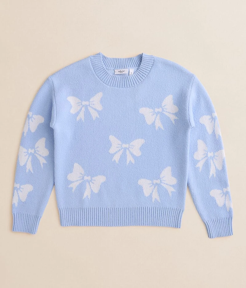 Girls - All Over Bow Sweater