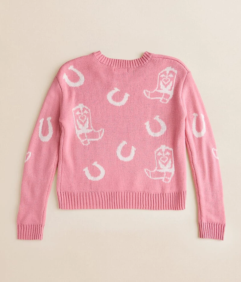Girls - Western Sweater