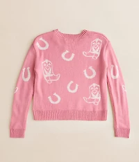 Girls - Western Sweater