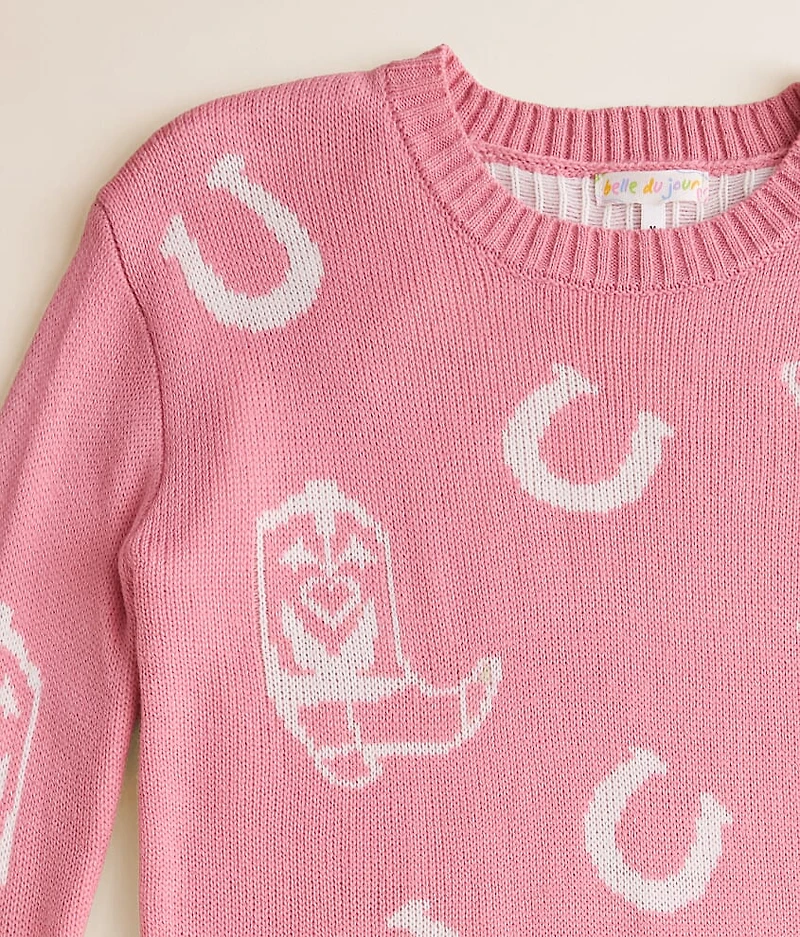 Girls - Western Sweater