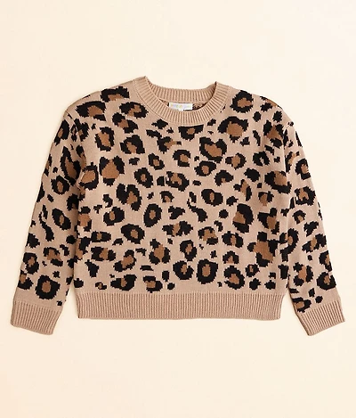 Girls - Cheetah Sweater