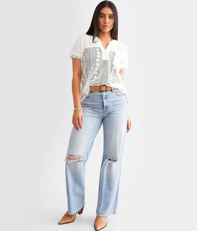 Pieced Crochet Top