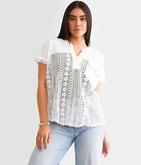 Pieced Crochet Top