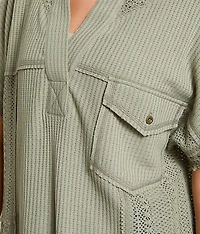 Open Weave Top
