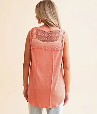 Pieced Crochet Tank Top