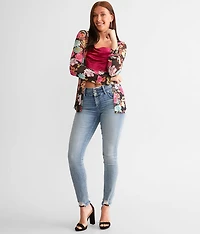 Floral Mesh Blouse