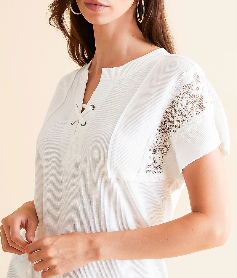 Pieced Crochet Top