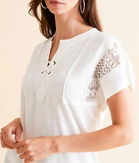 Pieced Crochet Top
