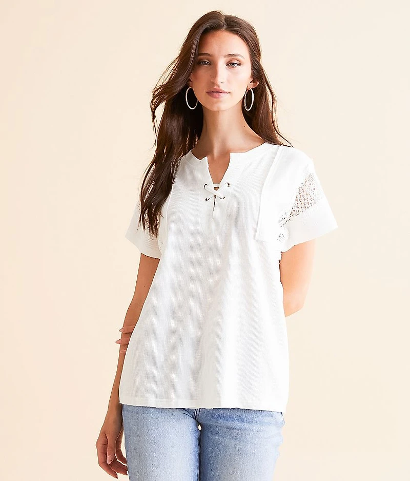 Pieced Crochet Top