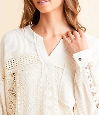 Pieced Crochet Top