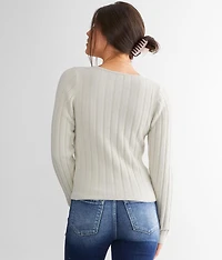 Wide Rib Plush Sweater
