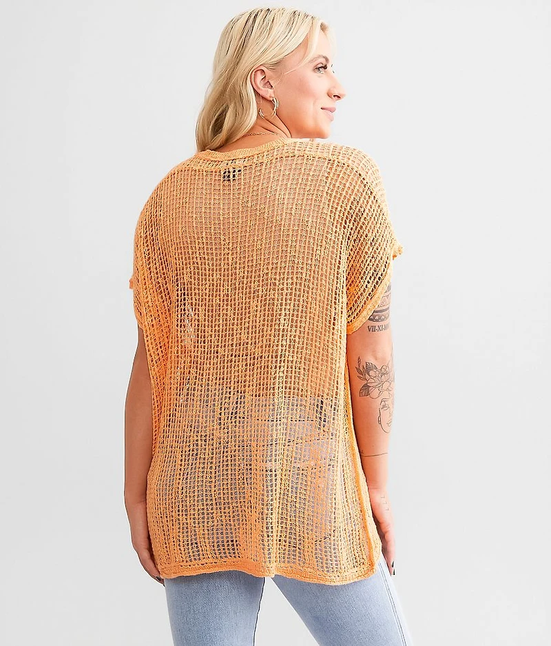 Open Stitch Sweater
