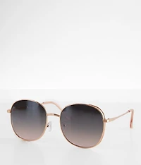 Round Aviator Sunglasses