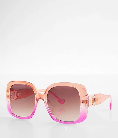 Ombre Square Sunglasses