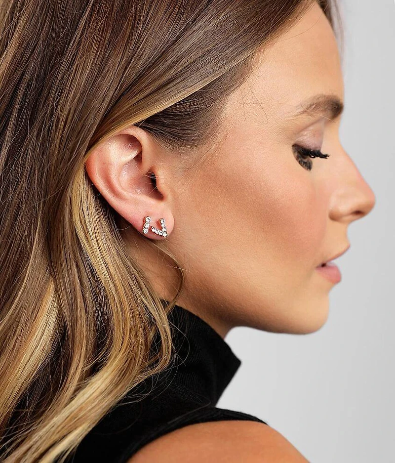 3 Pack Glitz Earring Set