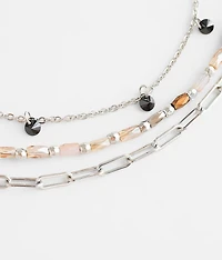 2 Pack Beaded Necklace Set