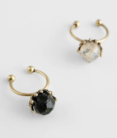 2 Pack Statement Ring Set