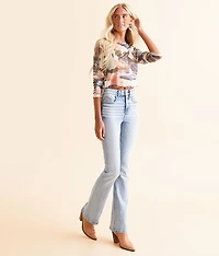 Cropped Mesh Top