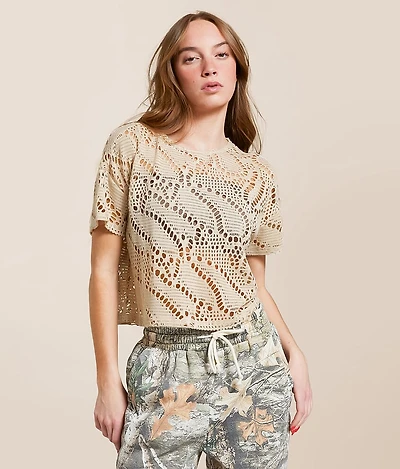 Open Weave Top