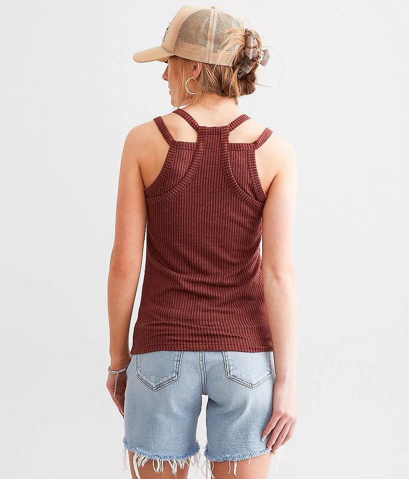 High Neck Layered Tank Top