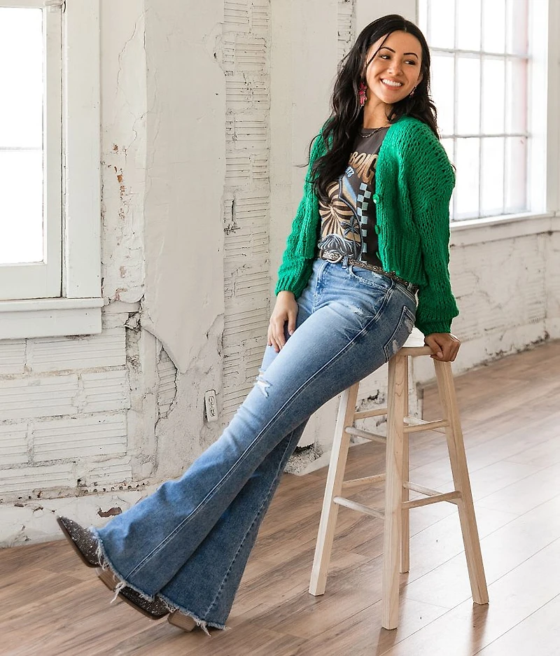 Cropped Cardigan Sweater