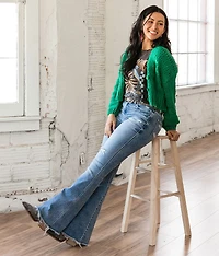 Cropped Cardigan Sweater
