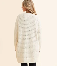 Cozy Striped Cardigan Sweater
