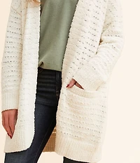 Cozy Striped Cardigan Sweater