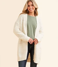 Cozy Striped Cardigan Sweater