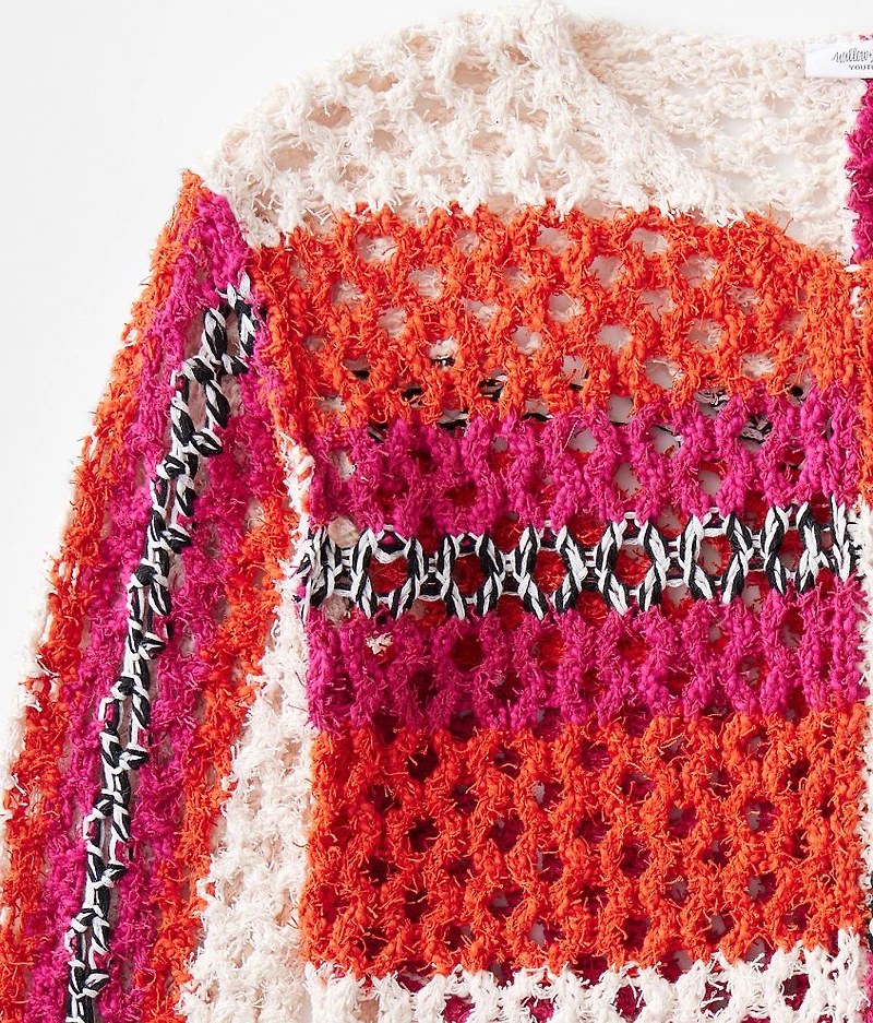 Girls - Color Block Sweater