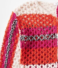Girls - Color Block Sweater