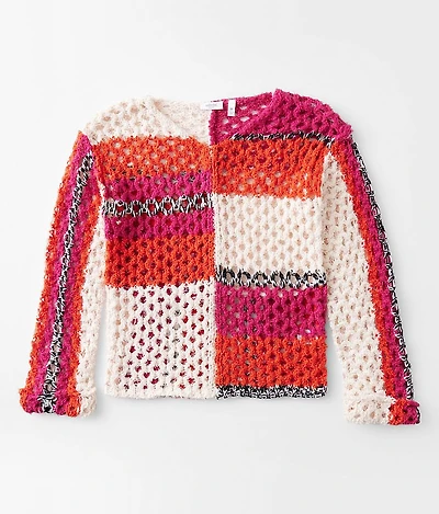 Girls - Color Block Sweater