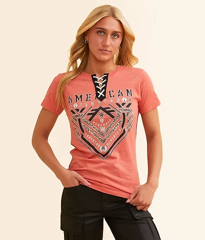 Parkside Lace-Up T-Shirt