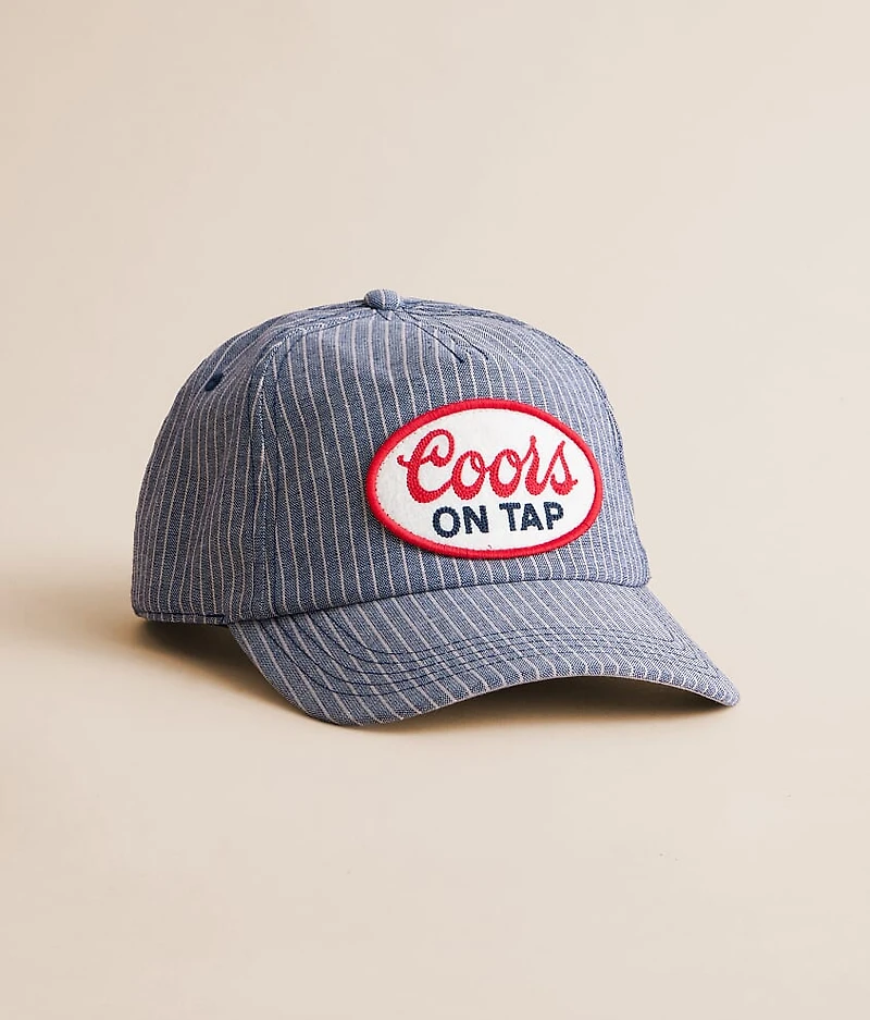 Coors On Tap Striped Hat
