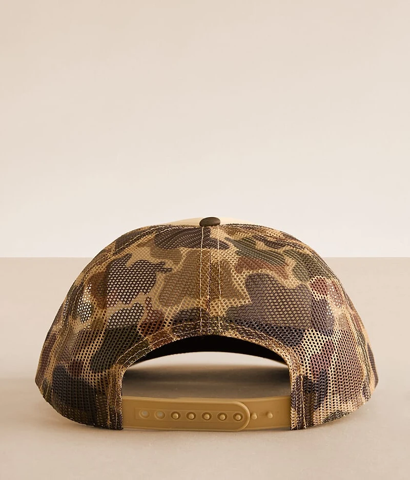 Waylon Jennings Camo Trucker Hat