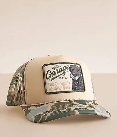 Garage Beer Camo Trucker Hat