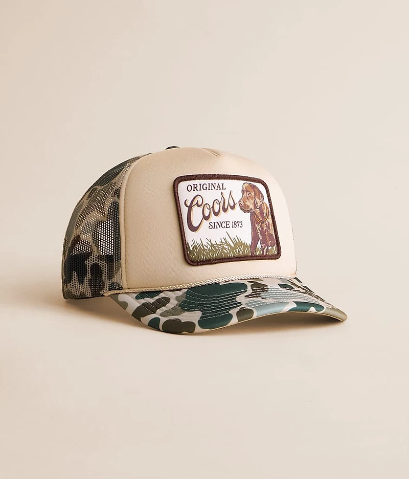 Coors Lab Camo Trucker Hat