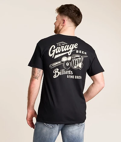 Garage Beer Billiards T-Shirt