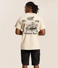 Garage Beer Pool Bear T-Shirt