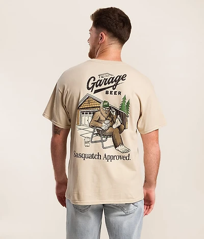Garage Beer Sasquatch Approved T-Shirt