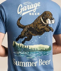Garage Beer Summer Dog T-Shirt